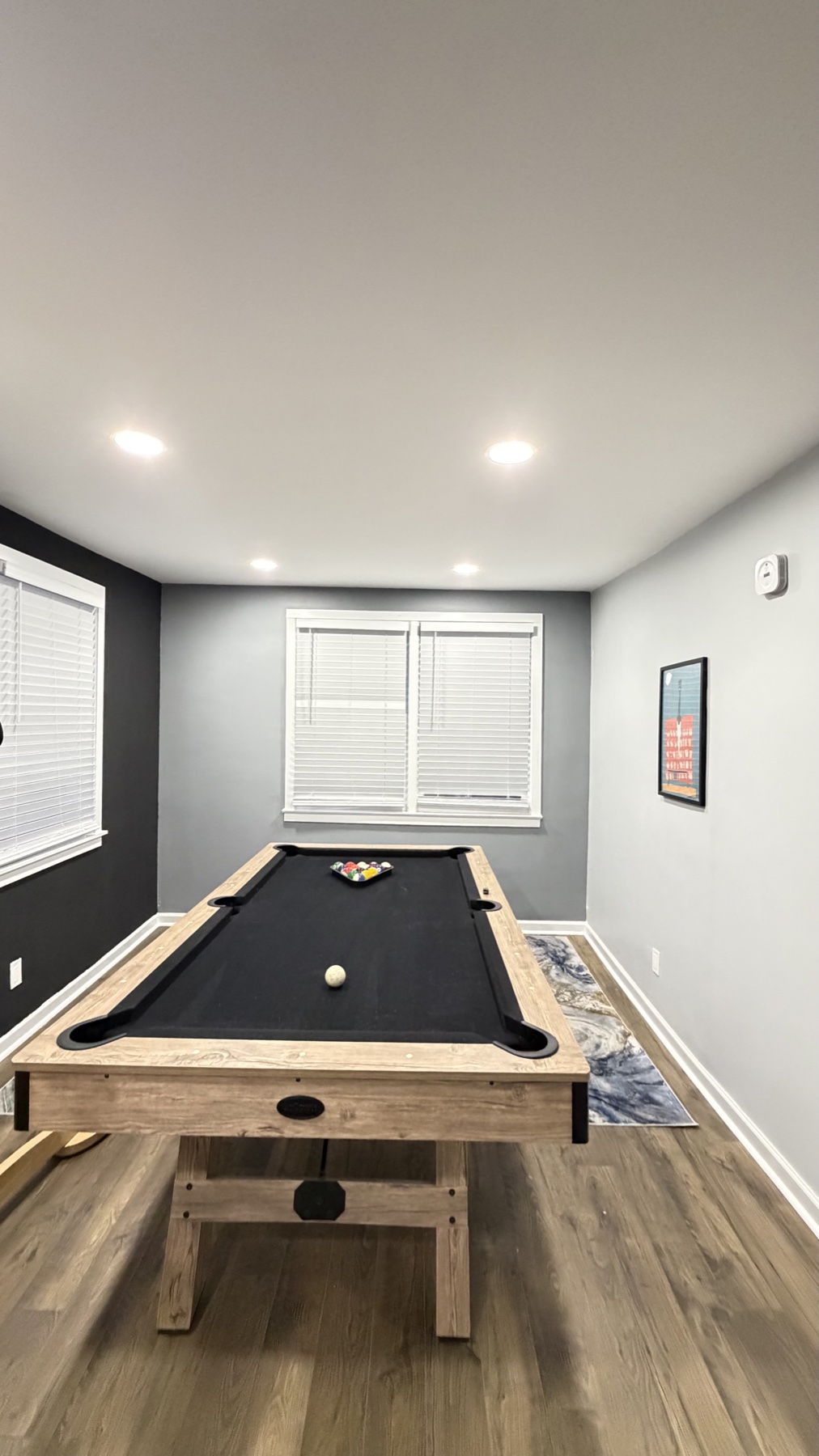 The Game Room — pool table that converts to dining